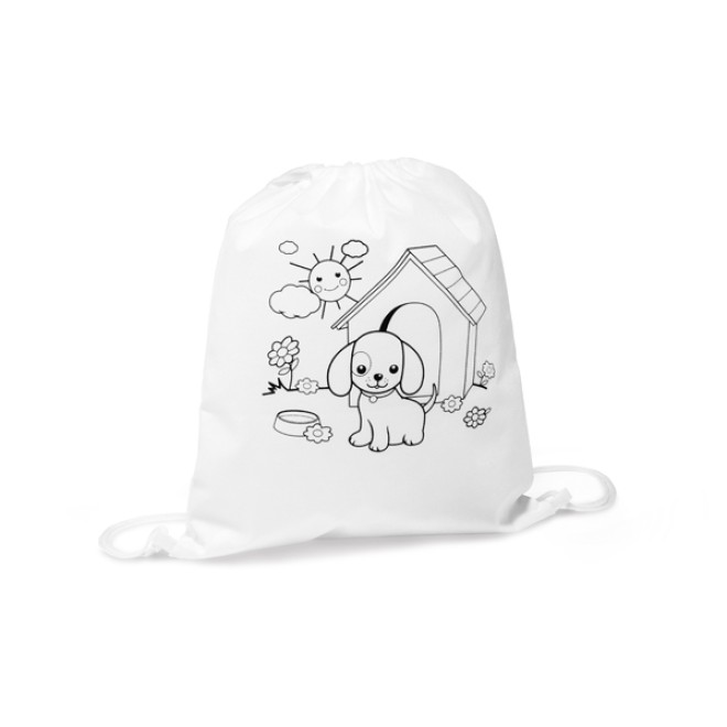 Sacola Tipo Mochila Para Colorir Personalizada Sacola Tipo Mochila Para Colorir Personalizada
