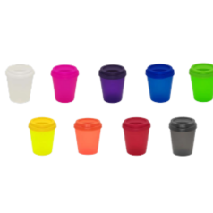 Copo Ecológico 200ml com Tampa Bucks PP Translúcido